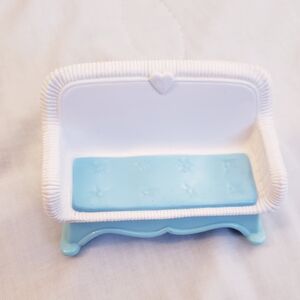 Fisher Price Loving Family Dollhouse Wicker Loveseat Rocking Love Seat Couch